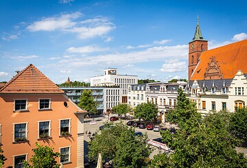 Marktplatz Bernau, Foto: Stefan Klenke, Lizenz: BeSt Bernauer Stadtmarketing GmbH