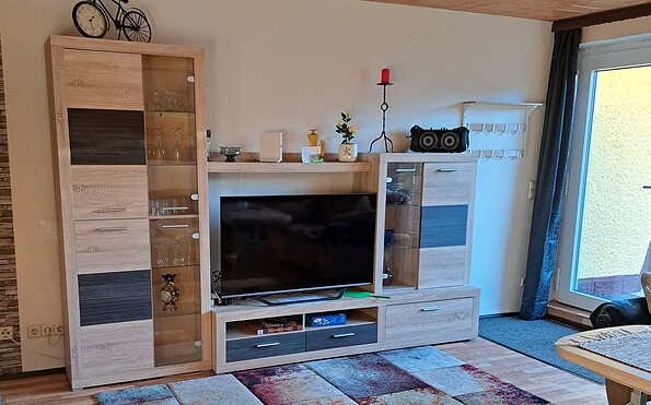 Wohnzimmer im Ferienhaus Laabs, Foto: B. Laabs, Lizenz: B. Laabs