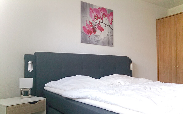 Schlafzimmer mit Doppelbett, Foto: Kerstin Geilich, Lizenz: MuT