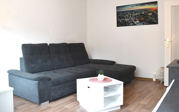 Wohnzimmer/Schlafsofa, Foto: Kerstin Geilich, Lizenz: MuT