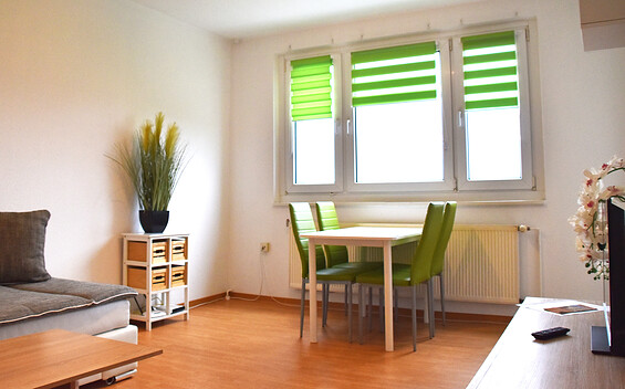 Wohnzimmer/Essbereich, Foto: Kerstin Geilich, Lizenz: Mut