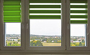 Wohnzimmer mit Blick auf die Stadt Guben, Foto: Kerstin Geilich, Lizenz: MuT
