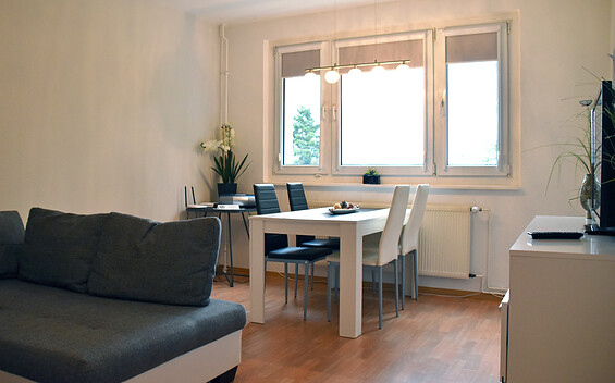 Wohnzimmer/ Essbereich, Foto: Kerstin Geilich, Lizenz: MuT