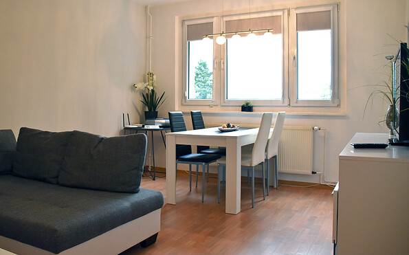 Wohnzimmer/ Essbereich, Foto: Kerstin Geilich, Lizenz: MuT