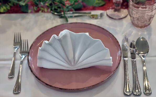 Gedeck Restaurant Barberino, Foto: Bettina Bade, Lizenz: Bettina Bade