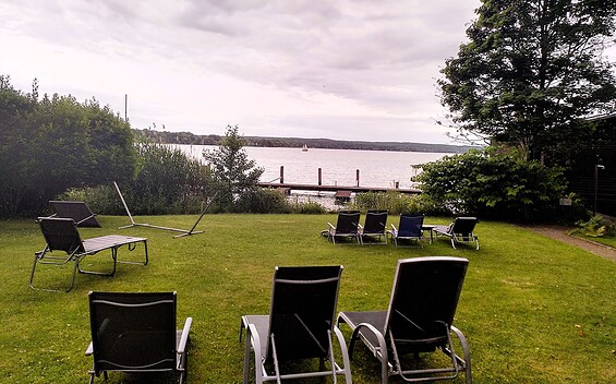 Blick von der Ferienwohnung Pier 5, Foto: Bernd Schwonke