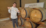 Apfelessig gelagert in französischen Süßweinfässern, Foto: Ralf Schick, Lizenz: ESSIGART