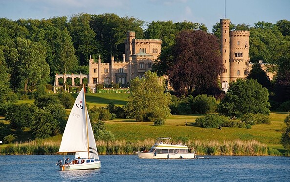 Blick auf Schloss Babelsberg, Foto: Martin Kirchner, Lizenz: fischundblume