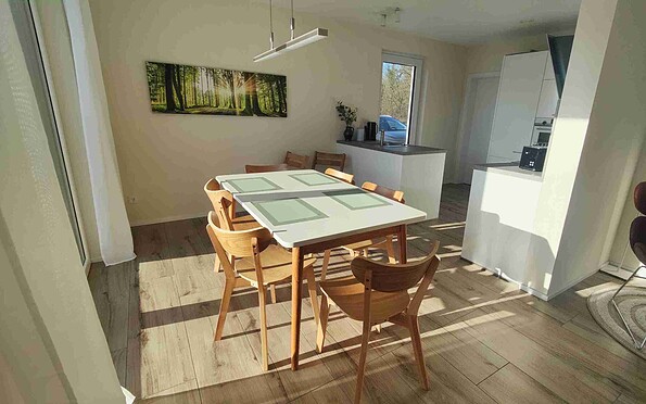 Ferienhaus Genau Richtig im Havelpark - Essbereich, Foto: Karin und Martin Grönert, Lizenz: Karin Und Martin Grönert
