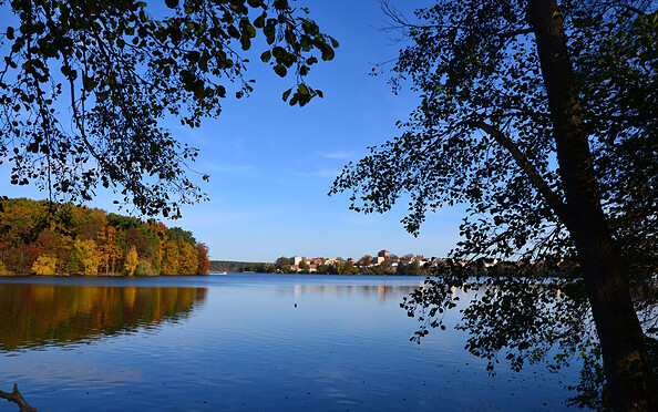 Blick auf den Straussee, Foto: Mathias Schäfer, Lizenz: TMB Tourismus-Marketing Brandenburg GmbH
