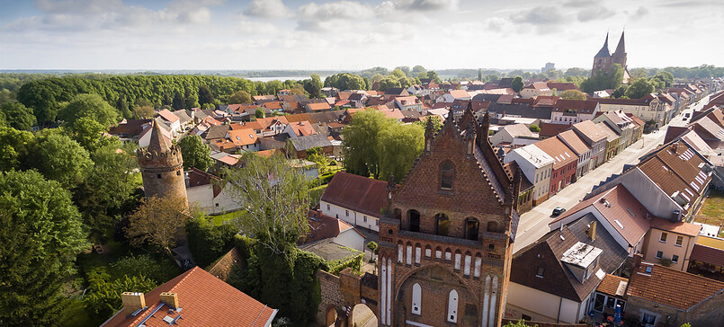 Stadtmauer Gransee mit Ruppiner Tor