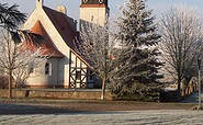 Kleine Dorfkirche im Winter, Foto: Heiko Rosenbohm, Lizenz: Tourismusverband Prignitz e.V.