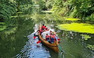 Kanutour auf der Löcknitz, Foto: Sabine Forberg, Lizenz: Tourismusverband Prignitz