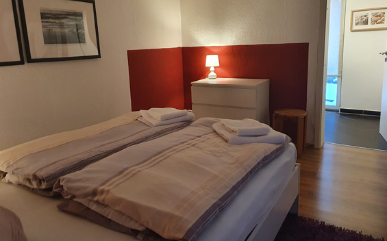 Schlafzimmer Ferienwohnung, Foto: Annelie Ralew