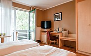 Doppelzimmer Standard_Balkon, Foto: Christinenhof &amp; Spa, Lizenz: Thomas Richert, Multiblick
