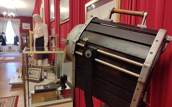 Exhibition at the Lausitz Cultural Castle Film Museum, Foto: Ariane Rykov, Lizenz: KULTURSCHLOSS LAUSITZ - Institut Romy Schneider Archiv &amp; Museum e.V.