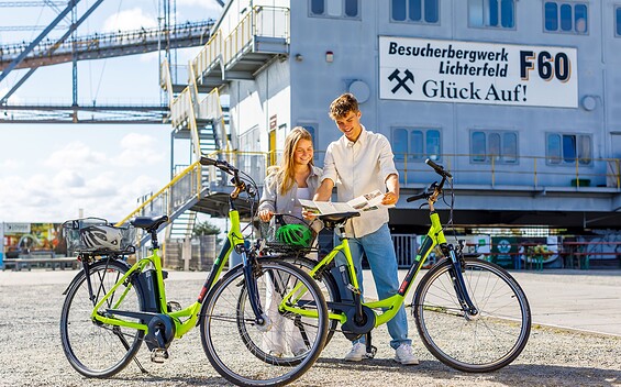 Radler an der F60, Foto: Andreas Franke, Lizenz: Andreas Franke