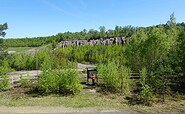 Stopp an der Kohlebahntrasse mit Aussichtspunkt, Foto: Naturpark Niederlausitzer Heidelandschaft, Lizenz: Naturpark Niederlausitzer Heidelandschaft
