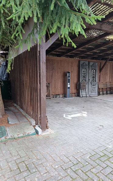 Carport mit Stromsäule, Foto: mein.lychen, Lizenz: mein.lychen
