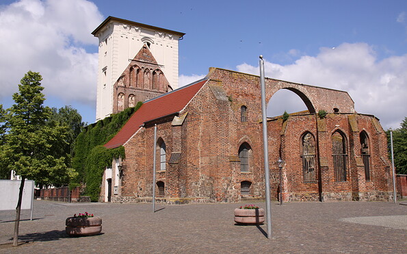 Church ruins in Wriezen , Foto: Michael Schön, Lizenz: Seenland Oder-Spree