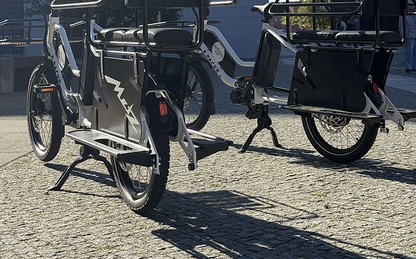 E-cargo bike from the German-Polish Tourist Information Office in Frankfurt (Oder), Foto: Kalko