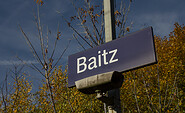 Start und Ziel ist am Haltepunkt Baitz, Foto: Bansen-Wittig