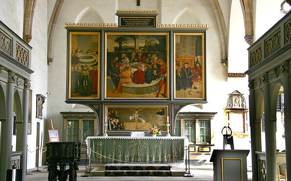 Cranachaltar in der Stadtkirche zu Wittenberg, Foto: © Wittenberg Kultur e.V.
