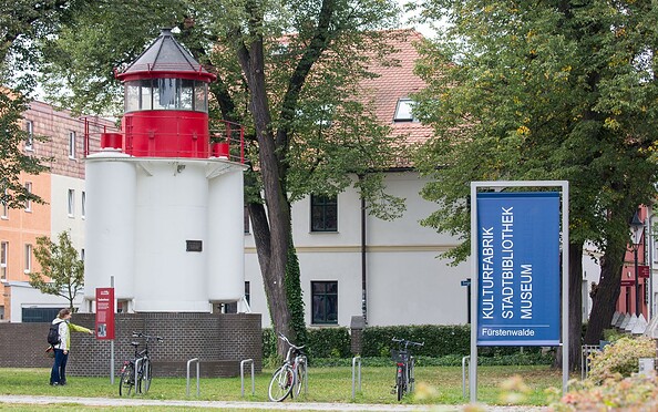 Leuchtturm in Fürstenwalde, Foto: Florian Läufer, Lizenz: Seenland Oder-Spree