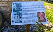 Infotafel zum Taubenturm, Foto: Moritz Weiland, Lizenz: Seenland Oder-Spree