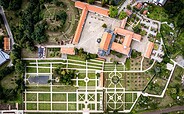 Aerial view of Neuzelle monastery and garden , Foto: Christoph Creutzburg, Lizenz: Seenland Oder-Spree