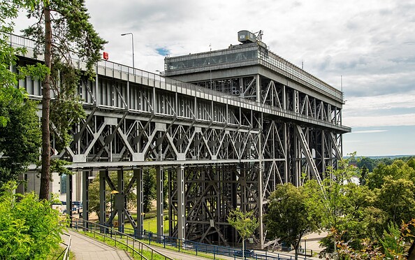 Schiffshebewerk Niederfinow, Foto: Steffen Lehmann, Lizenz: TMB-Fotoarchiv