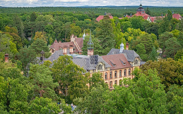 Heilstätten von oben, Foto: Annabell Bartels, Lizenz: Tourismusverband Fläming e.V.