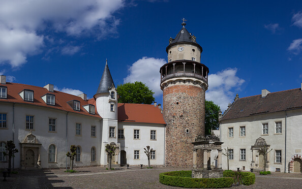 Innenhof vom Schloss Wiesenburg, Foto: Bansen-Wittig