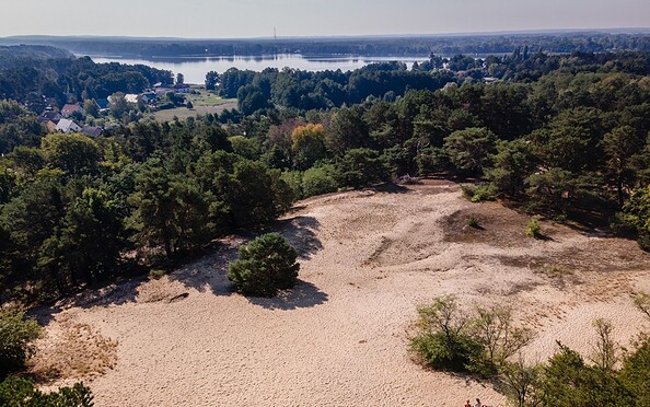 Storkow inland dune on the 66 Lakes Hiking Trail , Foto: Christoph Creutzburg, Lizenz: Seenland Oder-Spree