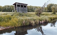 Aussichturm im Vogelbeobachtungsgebiet Altfriedland , Foto: Ulrich Dahl, Lizenz: Ulrich Dahl