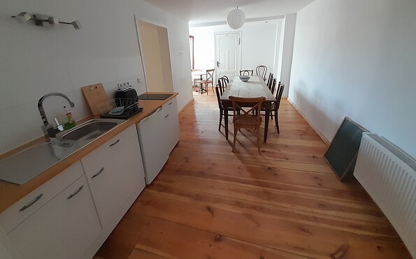 Bett Bike &amp; Buch, Gemeinschaftsraum, Foto: Cornelia Weiblen-Albrecht, Lizenz: Cornelia Weiblen-Albrecht