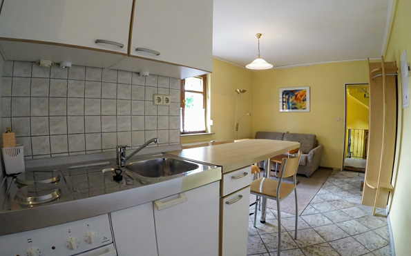 Ferienwohnung Zur Mühle, Küche, Foto: Silke Wiedemann, Lizenz: Silke Wiedemann