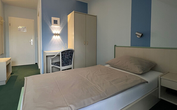 Hotel Wendenkönig, Zimmer 07, Foto: Christine Henning-Schiewe, Lizenz: Prenzlauer Hotelbetriebsgesellschaft mbH – Hotel Wendenkönig garni