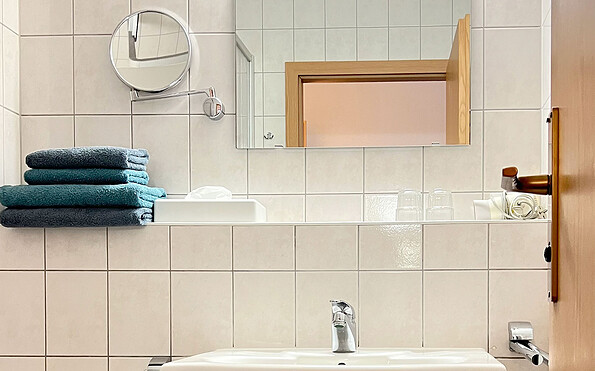 Hotel Wendenkönig, bathroom, Foto: Christine Henning-Schiewe, Lizenz: Prenzlauer Hotelbetriebsgesellschaft mbH – Hotel Wendenkönig garni