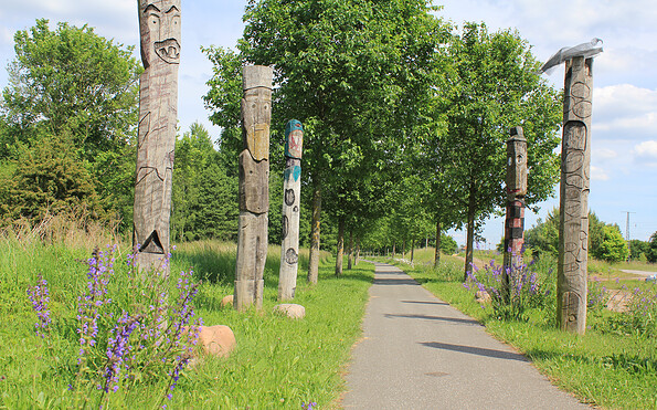 Schülerkunstwerk "Das Tor zum Fläming", Foto: Bansen-Wittig