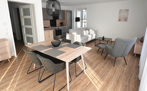 Lichtdurchfluteter Wohnbereich, Foto: Weberhof Appartments, Lizenz: Weberhof Appartments