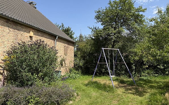 Ferienwohnung Jakobshagen, Garten mit Schaukel, Foto: Alena Lampe, Lizenz: TMU GmbH