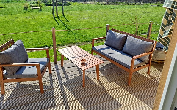 Ferienwohnung Mellengarten, Terrasse, Foto: Anja Siempelkamp, Lizenz: Anja Siempelkamp