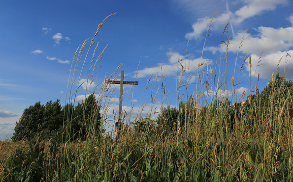 Gipfelkreuz auf dem Hagelberg, Foto: Bansen-Wittig