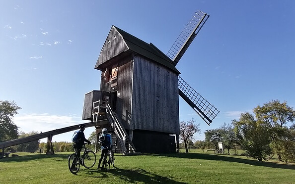 Bockwindmühle Vehlefanz, Foto: Jannika Olesch, Lizenz: Brandenburgische Seenplatte GmbH