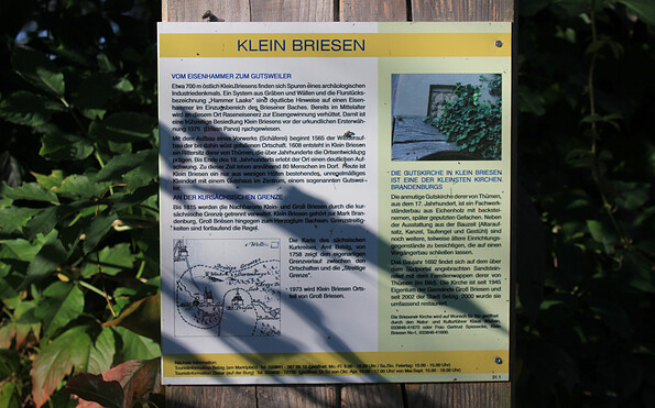 Infostele, Foto: Bansen-Wittig