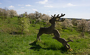 Kunstwerk "Die Jagd" am Internationalen Kunstwanderweg, Foto: Bansen-Wittig