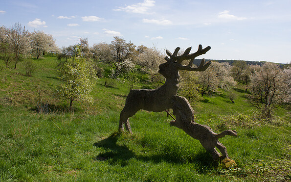 Kunstwerk "Die Jagd" am Internationalen Kunstwanderweg, Foto: Bansen-Wittig