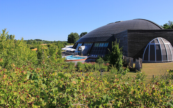 Nach der Wanderung entspannen in der SteinTherme, Foto: Bansen-Wittig