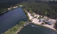 Wasserski und Wakeboarding Ruhlesee - Luftaufnahme, Foto: wake-and-camp